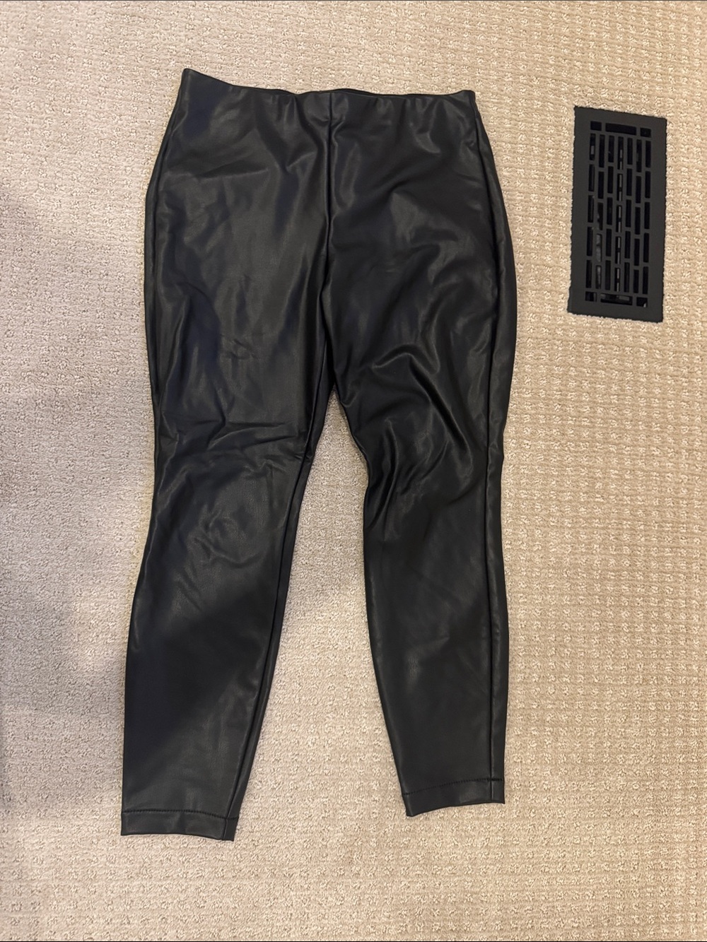 Banana Republic Black Faux Leather Leggings